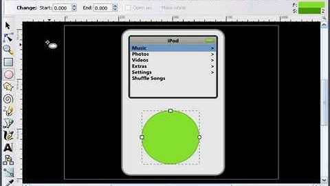heathenX Inkscape Tutorials: episode 023 - Drawing an iPod Colour