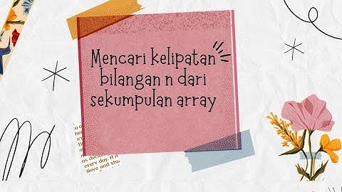 Penerapan MPI || Algoritma Message Passing Interface || Mencari Kelipatan n dalam sebuah array