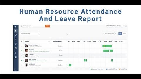 How To Track Employee Attendance And Leave Requests In Odoo? HR Attendance and Leave Report Odoo App