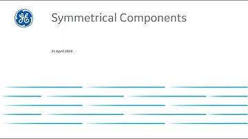 Symmetrical Components Webinar