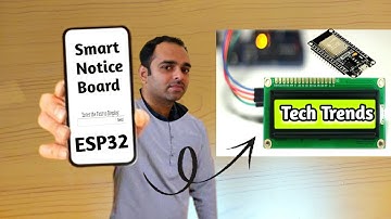 Smart Notice Board with ESP32 | Web Controlled Notice Board