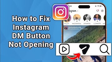Fix Instagram DM Button Not Opening | Instagram Messages Not Loading Problem Solution