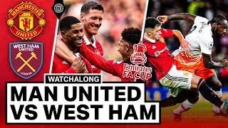 Lot Oh jee Kostuums Man United 3-1 West Ham | LIVE STREAM Watchalong | FA Cup Fifth Round -  YouTube