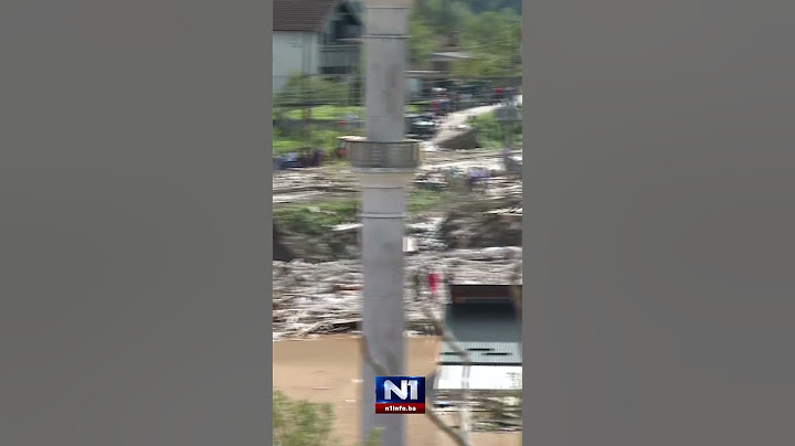 Zastrašujuće scene iz Jablanice: Džamija potpuno potopljena