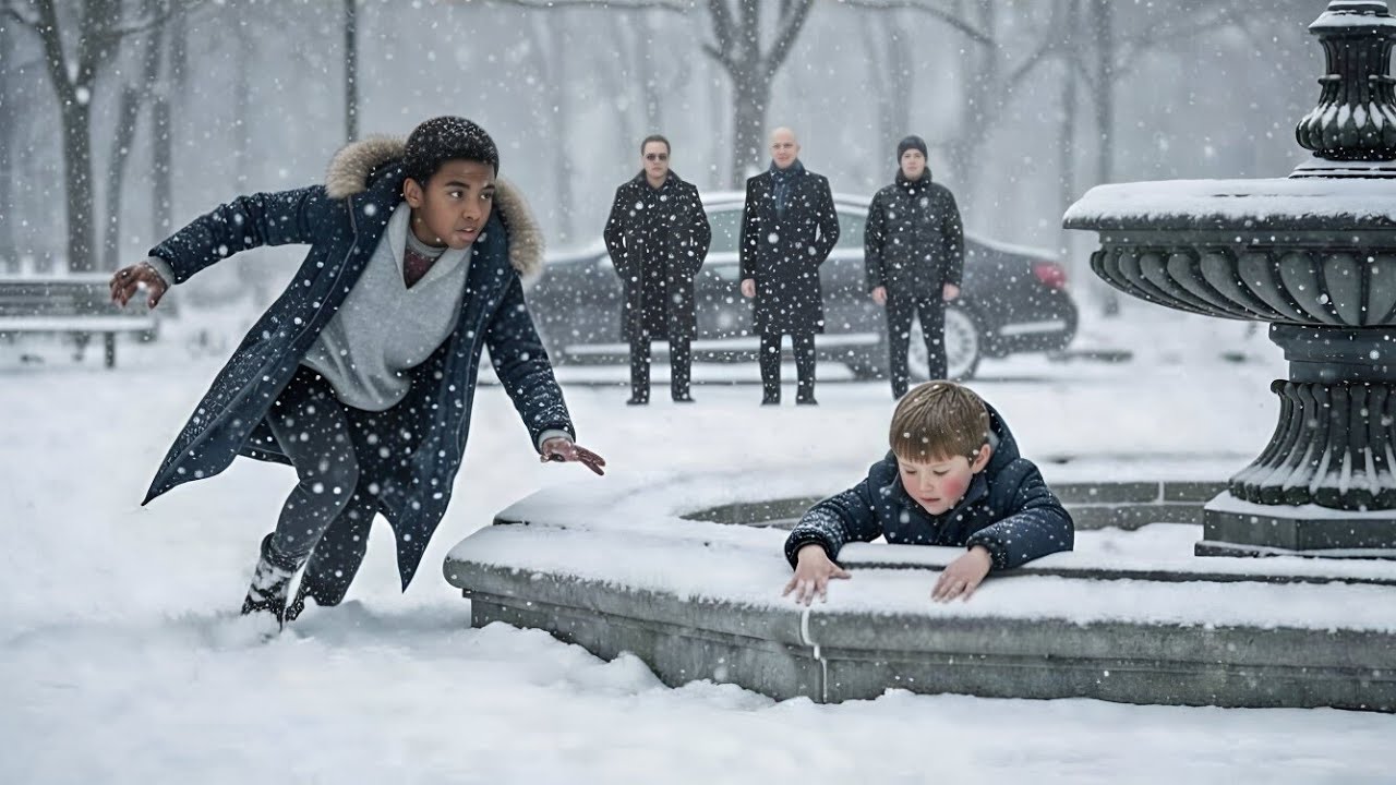 Poor black boy Saved A Girl Freezing In The Snow Unaware She Was The Billionaire Lost Daughter