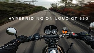 [4K] Riding GT 650 with Loud Full System Exhaust|| Gursewak Exhaust