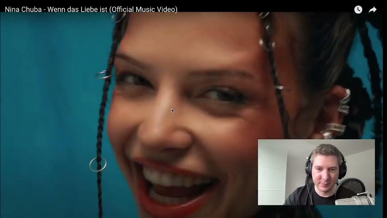 SUPER COOL 😍! marvbossi REAGIERT: Nina Chuba - Wenn das Liebe ist | REAKTION/REACTION