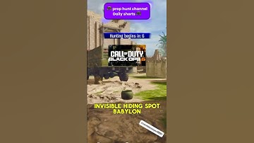 Easy INVISIBLE Hiding Spot in Bo6 Prop Hunt! (Babylon) 👌 #shorts #prophunt #callofduty #bo6