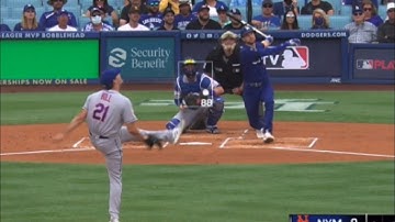 Trea turner lead off home run for the Dodgers!