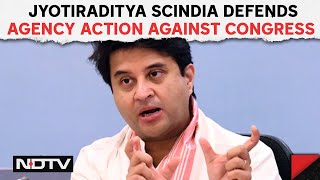 BJP's Guna Candidate Jyotiraditya Scindia Defends Agency Action Against Congress