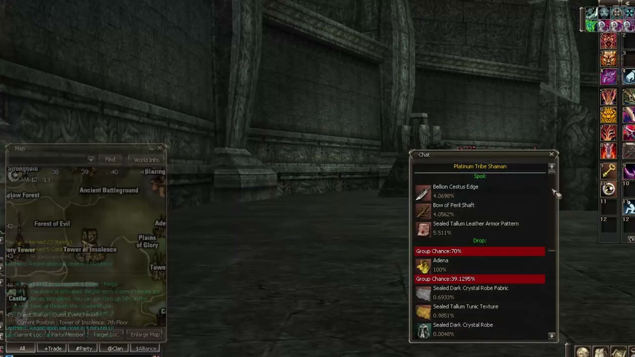 Platinum Tribe Shaman (70) (Aggressive) (TOI 6th Floor) - Database Lineage 2