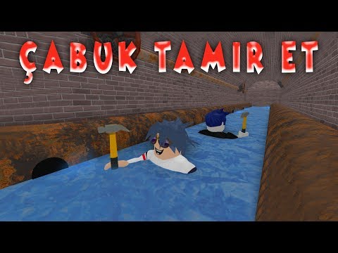 SU BORUSU PATLADI BOĞULACAĞIZ !!! / ROBLOX TÜRKÇE / PRATİK OYUN