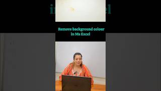 Remove background colours in ms excel #revavig