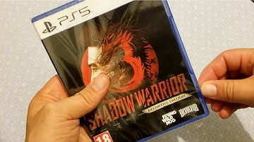 UNBOXING SHADOW WARRIOR 3 PS5 (DEFINITIVE EDITION)