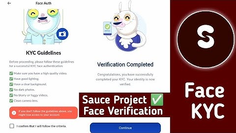 Sauce face verification problem solved ✅🥳 Sauce Face KYC verification