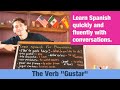 Learn Spanish quickly and fluently with conversations: The Verb Gustar