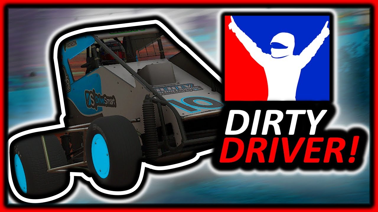 DIRTY IRACING DRIVER TAKES ME OUT! | MILLBRIDGE SPEEDWAY - YouTube