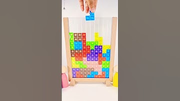 Oddly Satisfying Play Tetris Game #oddlysatisfying #shorts #colorful #tetris