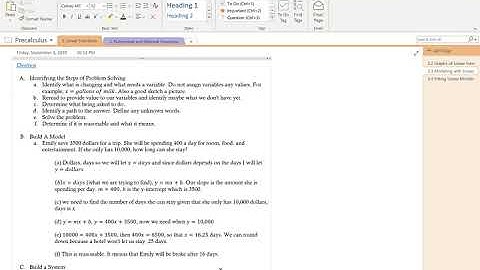 2.3 Modeling With Linear Functions