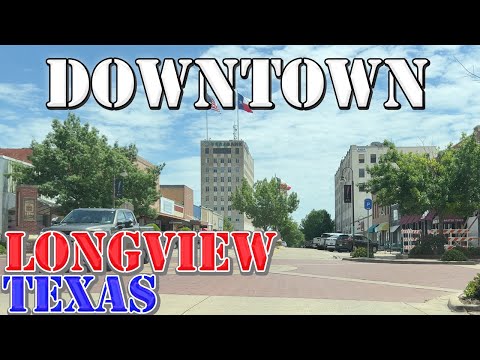 Longview - Texas - 4K Downtown Drive