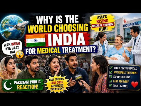 🏥 Why Is the World Choosing India for Medical Treatment? | Honest Pakistani Public Reaction