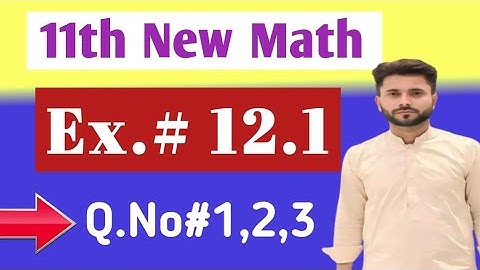 Exercise#12.1|| Q.No# 1,2,3 || Limits & Continuity || 11th Class Math || Easy Method in Urdu/Hindi.