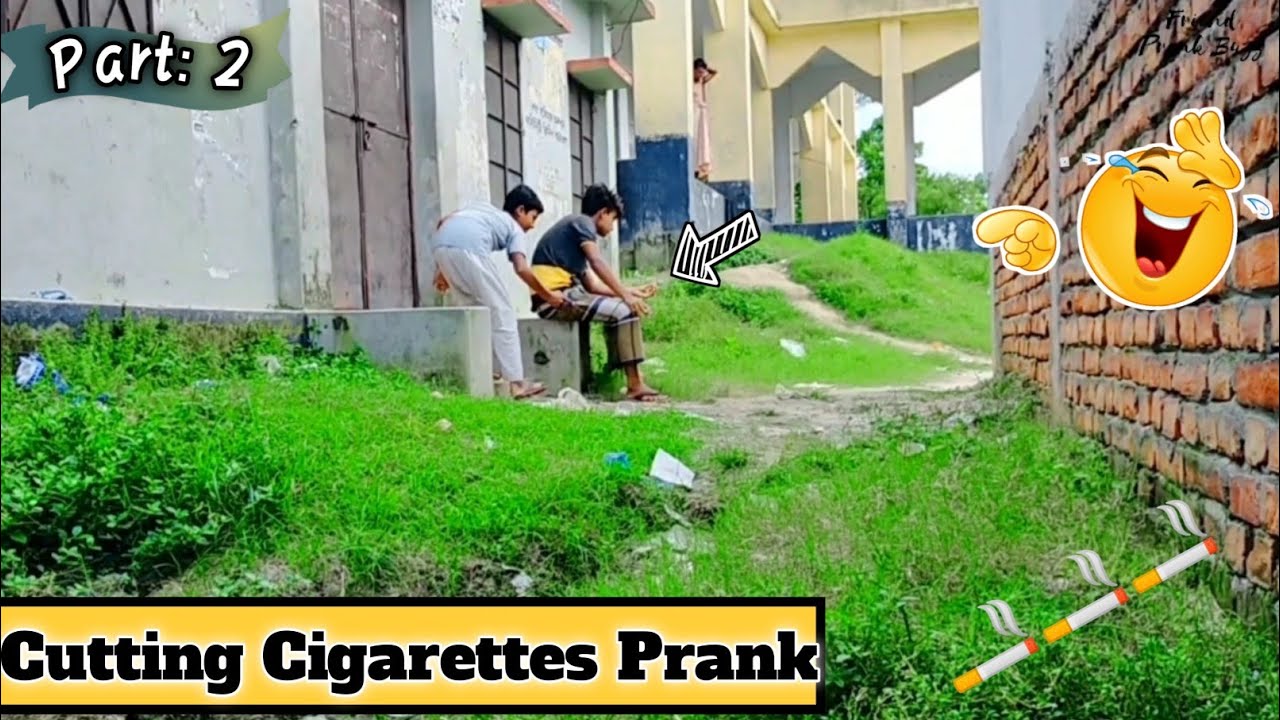 Cutting people's Cigarettes Prank.Stop Smoking 🚬 Prank (part 2) ..By Friend Prank Buzz..