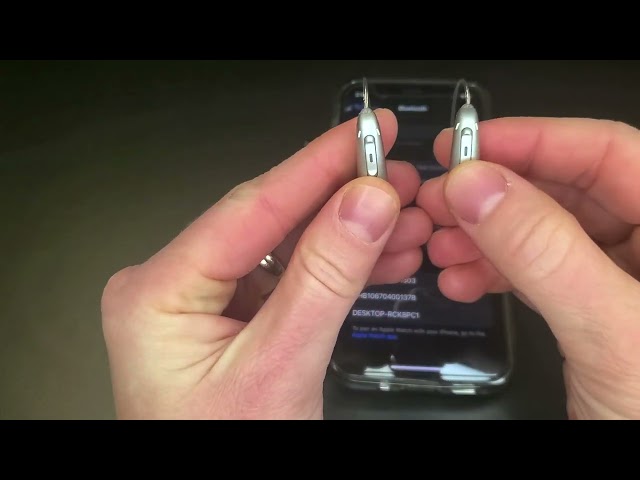 Pairing Phonak Hearing Aids to iPhone for phone calls and audio.