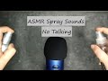 ASMR Spray and Water Sounds (No Talking)