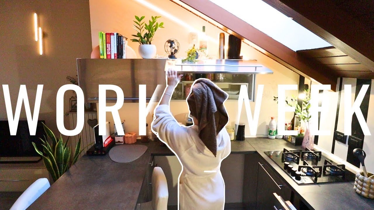 WORK WEEK IN MY LIFE / Una settimana al mio lavoro d’ufficio 👩🏽‍💻 9-18