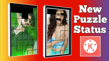 Puzzle Status Video Editing KineMaster Status Video Kaise banaye । KineMaster Status Video Editing