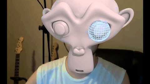 First attempt at motion tracking in Blender