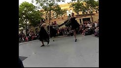 Classically trained dancers performing a romantic dance.