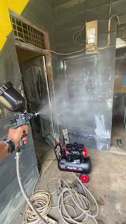 Review kompresor Auarita 2 HP  dan Spray Gun Auarita Lion 1