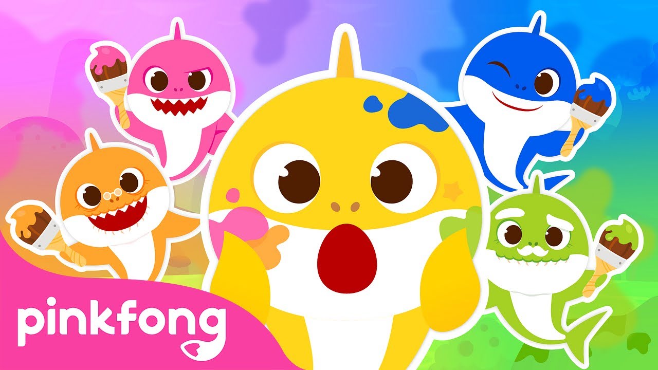What Happened to the Shark Family? | Shark Family Colors Transformation | Story for Kids | Pinkfong