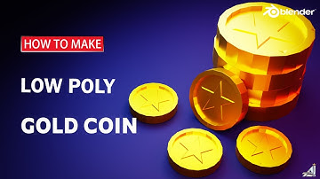 How to Make Gold Coin in Blender