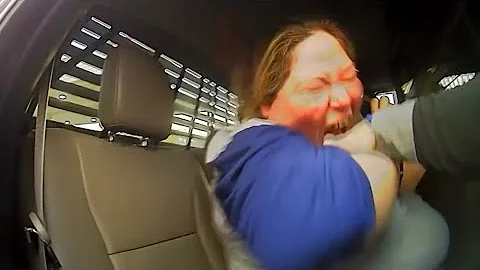Drunk Woman Assaults Officers After Getting Arrested For Fleeing From Traffic Stop