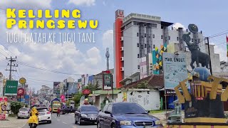 keliling pringsewu Lampung | tugu gajah menuju tugu tani