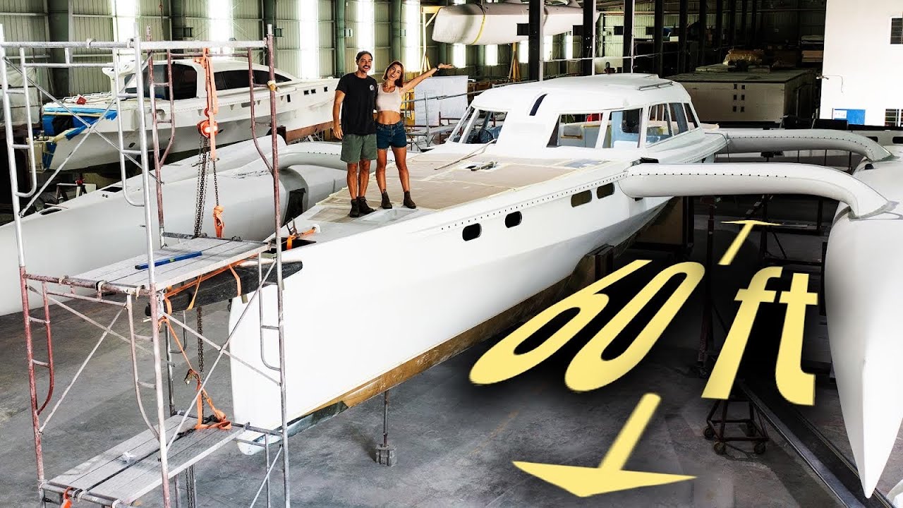 This is our NEW TRIMARAN! (Boat Build Begins!)