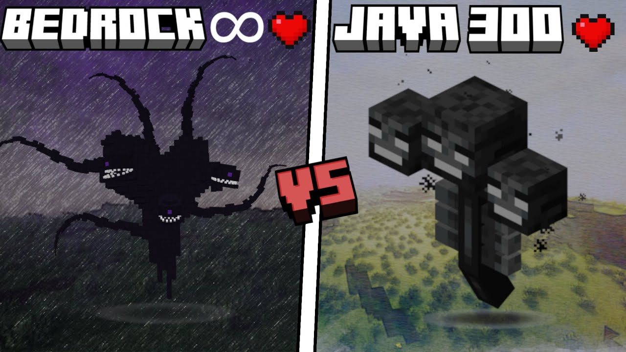 minecraft java vs. bedrock: alle unterschiede erklärt... Minecraft Java vs Bedrock - YouTube