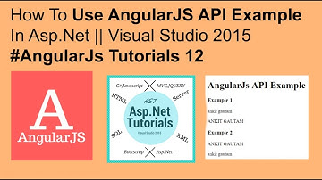 How to use angularjs api example in asp.net || visual studio 2015 #angularjs tutorials12