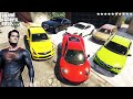 GTA 5 - Stealing Superman All Vehicles With Franklin! (Real Life Cars #11)