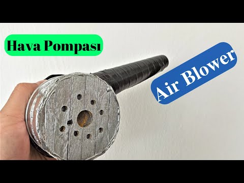 Hava Pompası Blower yapımı 12V (Powerful Air Blower) 2022