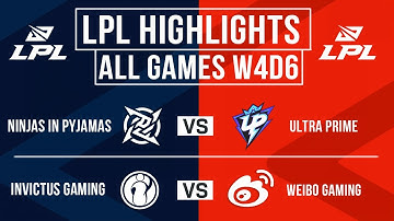 LPL Highlights ALL GAMES Week 4 Day 6 | LPL Summer Split 2024