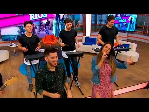 Mica Ríos cantó "Bye-Bye" en el cierre del programa