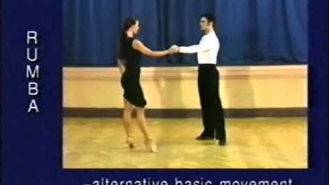 Rumba dance steps 02. Alternative basic movement
