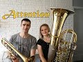 Attention - Charlie Puth - Double Brass (Trombone & Tuba Cover)