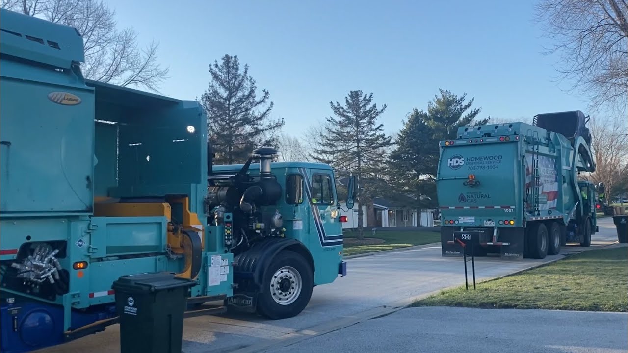 Homewood Disposal garbage trucks YouTube