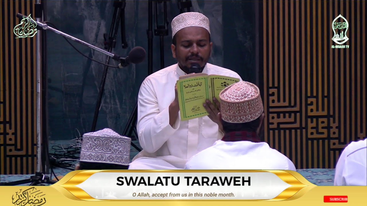 📺🛑LIVE : SWALATU TARAWEH | DAY 16 | MASJID SHARIFF ALI GANJONI