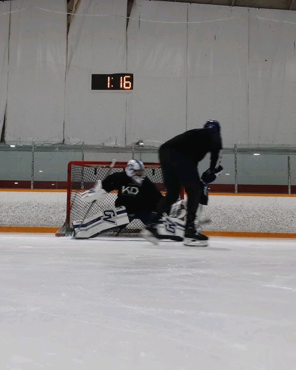 Goalie Drills: Net front presence